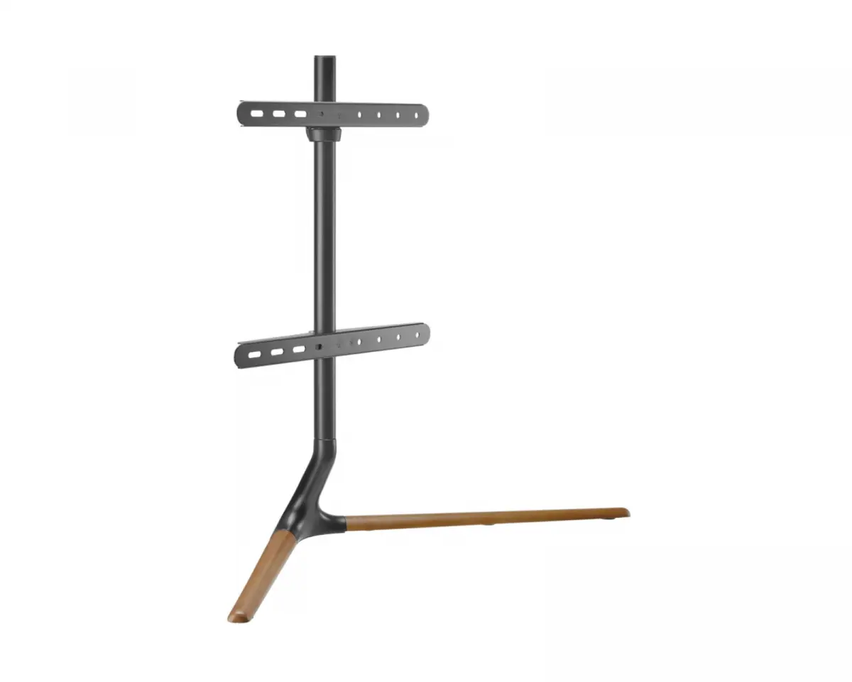 MaxMount Bordstativ for TV 45"-65" – Svart/Valnøtt