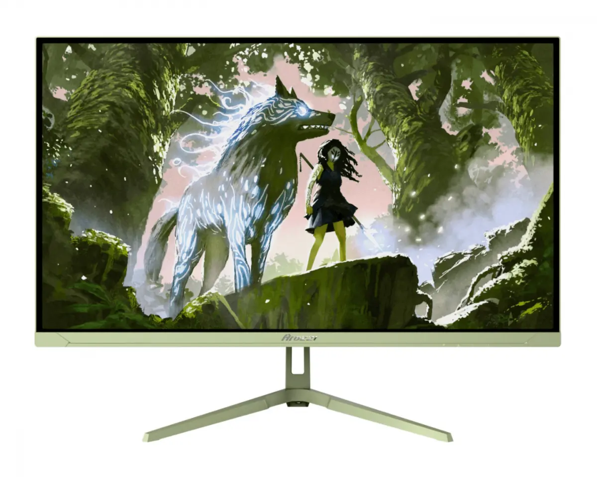 Arozzi Nova 27" IPS 2560x1440 180Hz Gamingskjerm - Forest Green