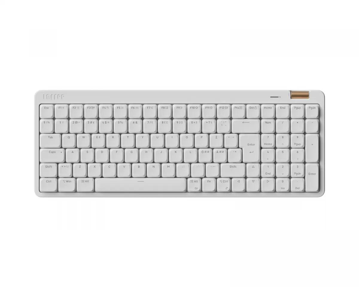 Lofree Flow Lite100 96% Low-Profile Mekanisk Tastatur [Lofree Specter] - Off White
