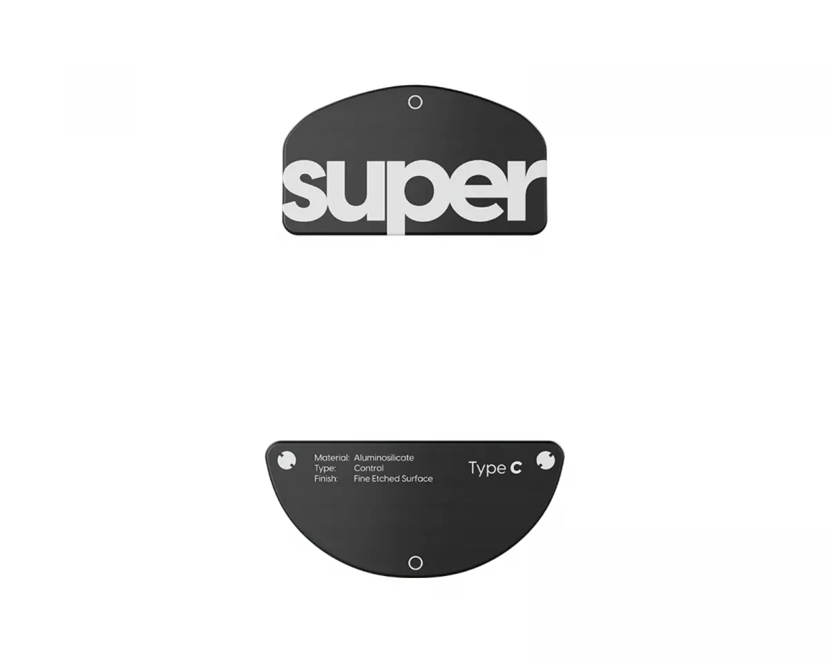 Superglide Glass Skates Type-C for Susanto-X - Svart