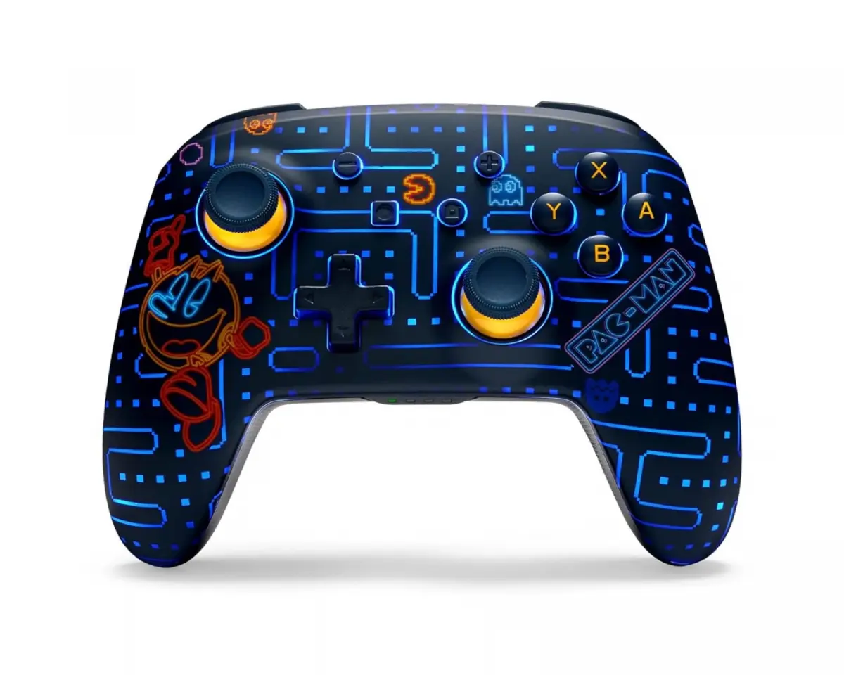 PowerA Enhanced Trådløs Kontroller for Nintendo Switch - Pac Man (Neon Arcade)