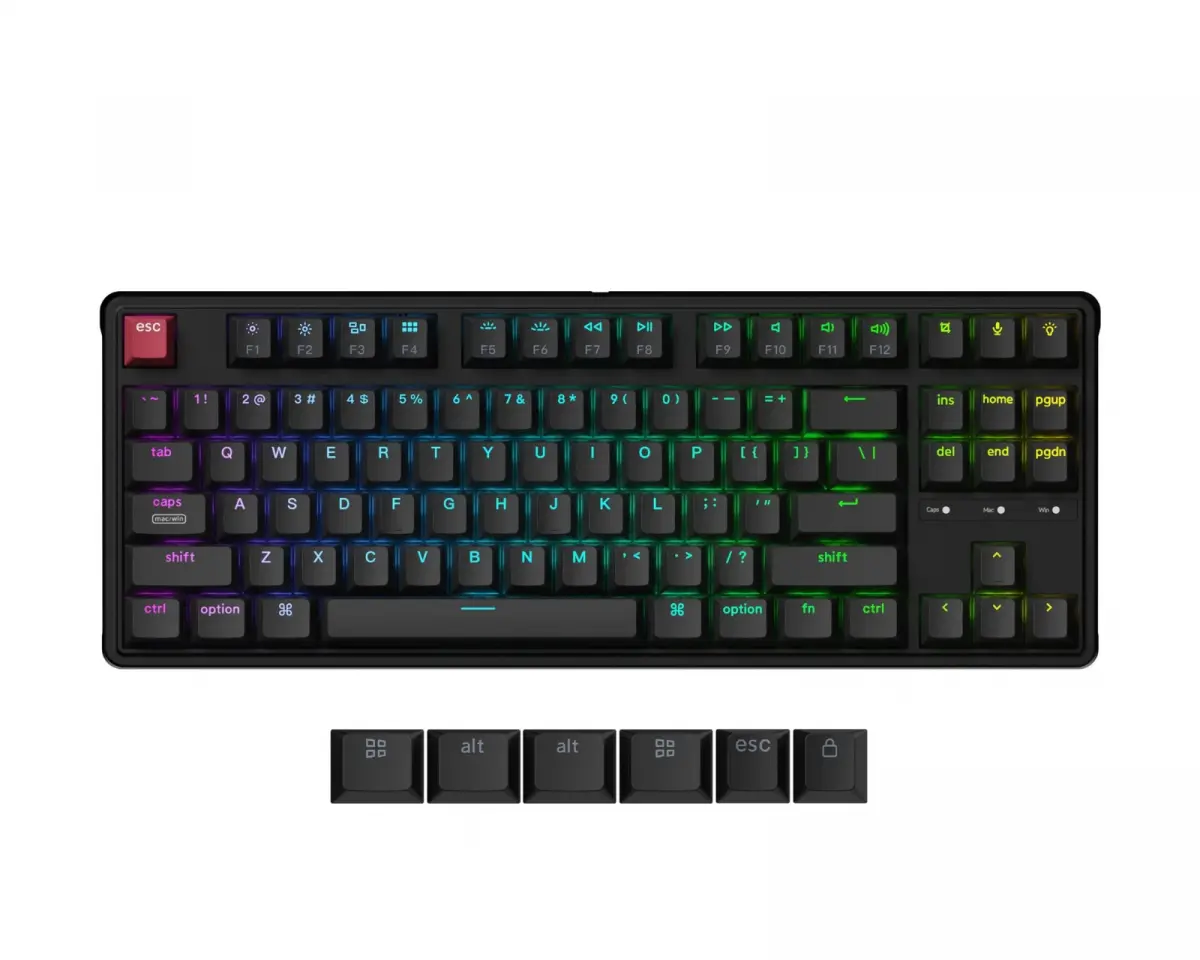 Keychron C3 Pro 8K QMK ISO Mekanisk Tastatur [K Super Brown]