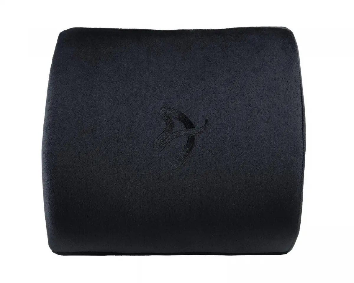 Arozzi Lumbalstøtte - Svart Velour (H)