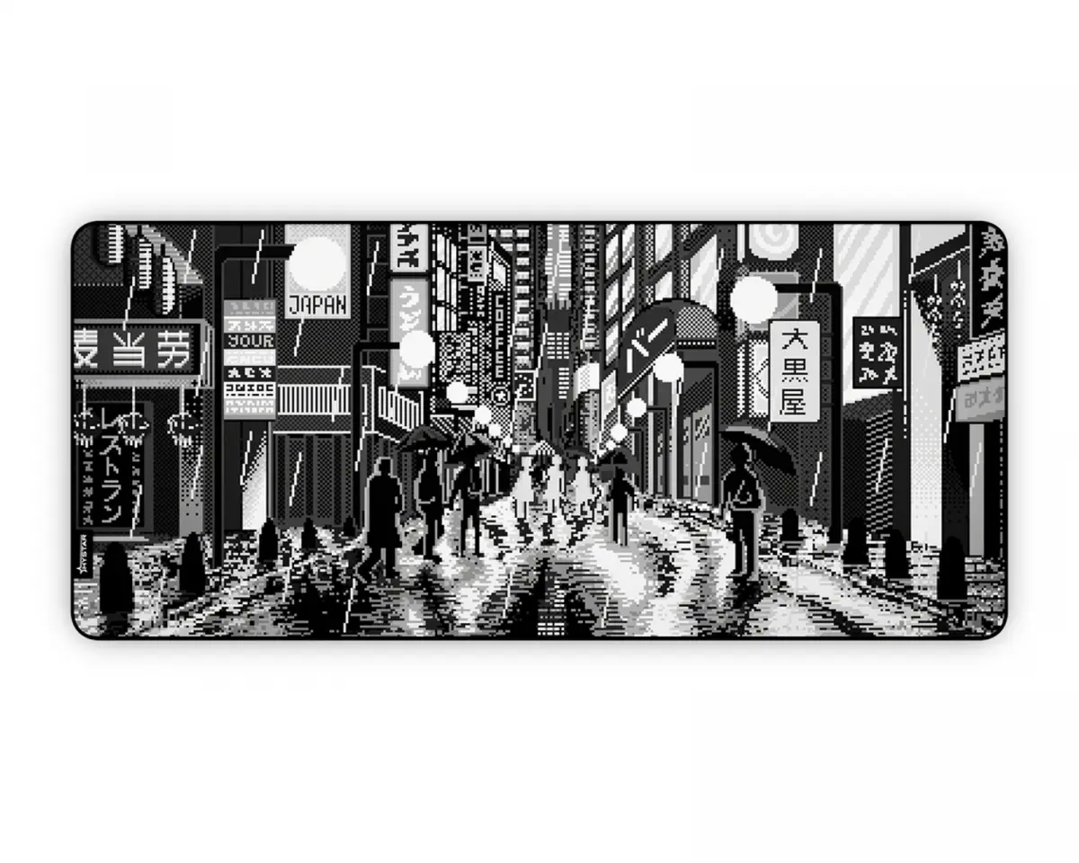 Hystar Retro Tokyo Black & White XXL Musematte