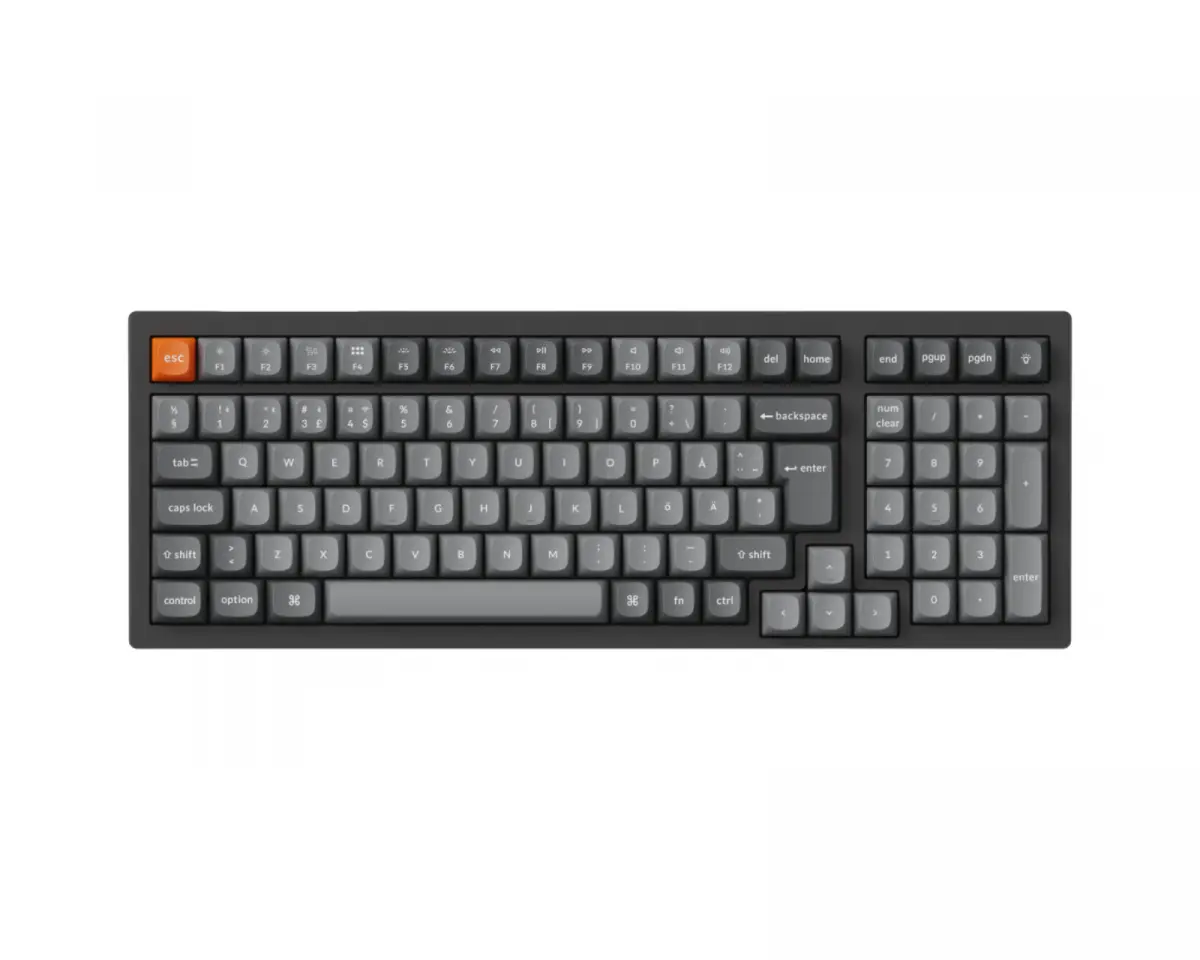 Keychron K4 MAX Trådløst QMK/VIA Tastatur [Keychron Super Red]