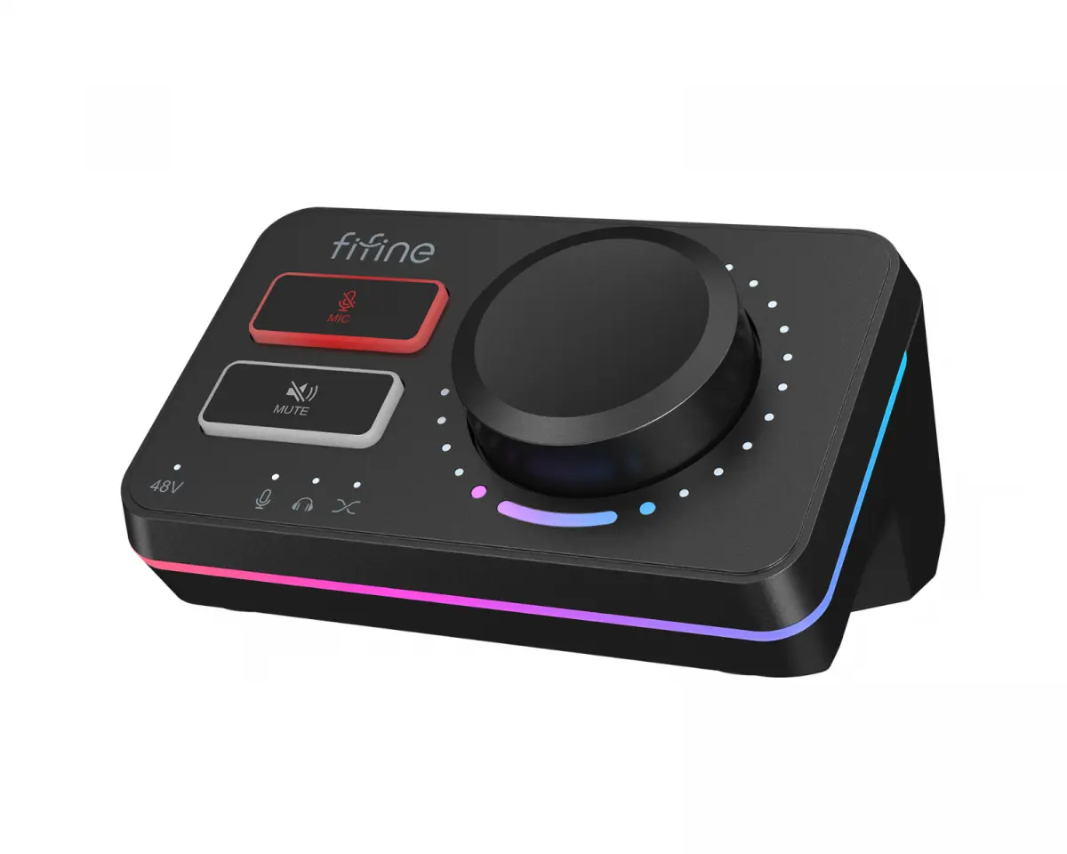 Fifine AmpliGame SC9 Lydmiksere - Svart