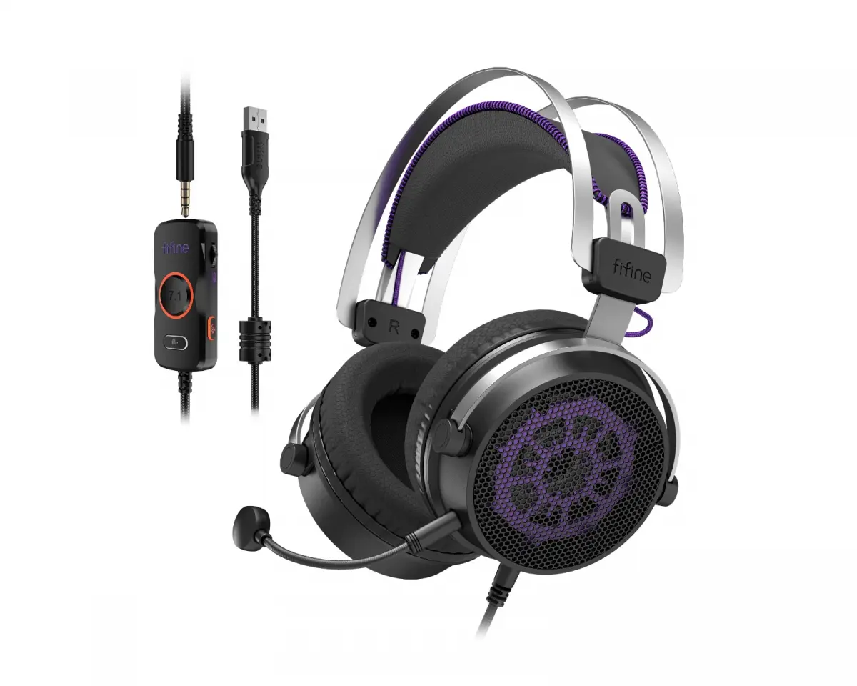 Fifine H18V Gaming Hodetelefoner - Svart