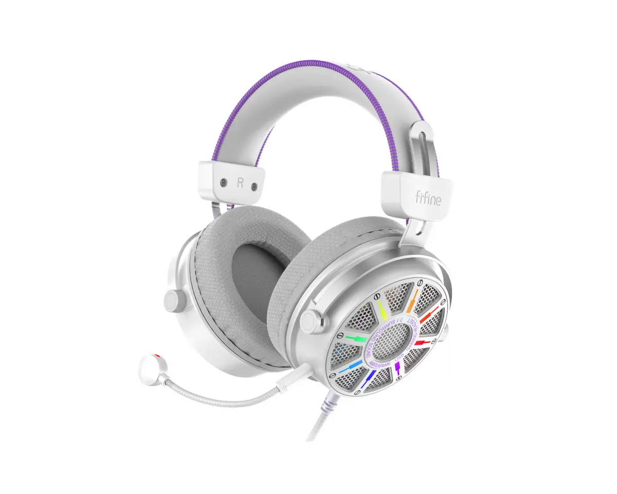 Fifine H19 Gaming Hodesett - Hvit