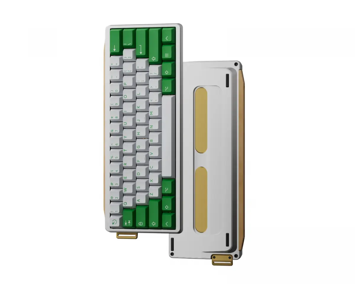 KBDfans GT-60 - E-White with Maple Strip