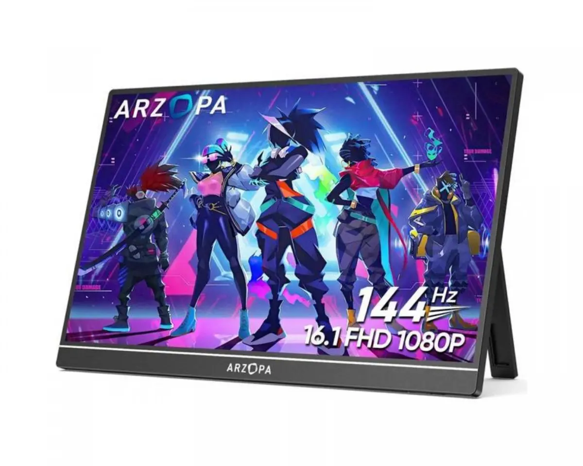 Arzopa Z1FC 16.1" 144Hz HD Portabel Skjerm - Svart