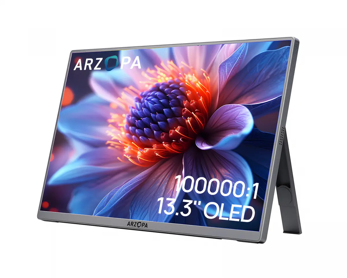 Arzopa A3C PRO 13,3" OLED Bærbar Skjerm - Grå