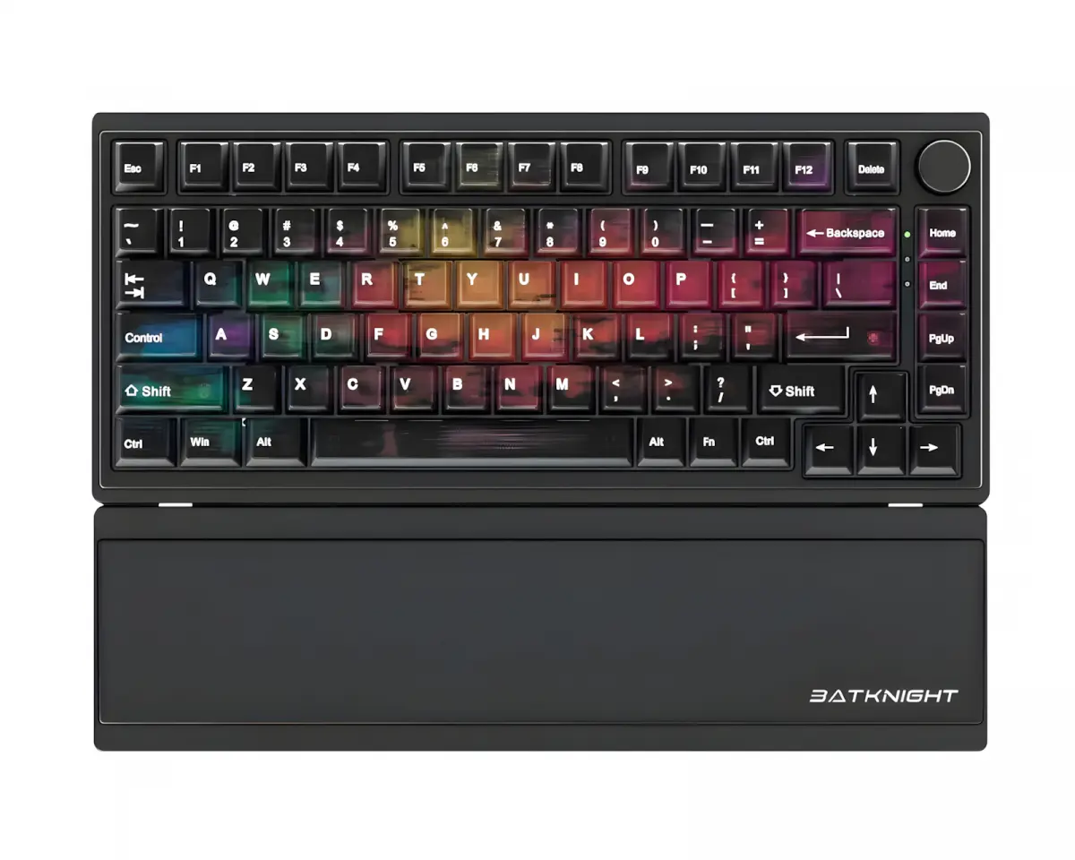 BatKnight Dream 75HE RGB Tastatur ANSI - Transparent