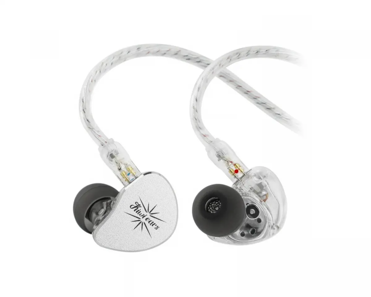 Kiwi Ears Belle IEM Hodetelefoner med Mikrofon - 3.5mm - Sølv