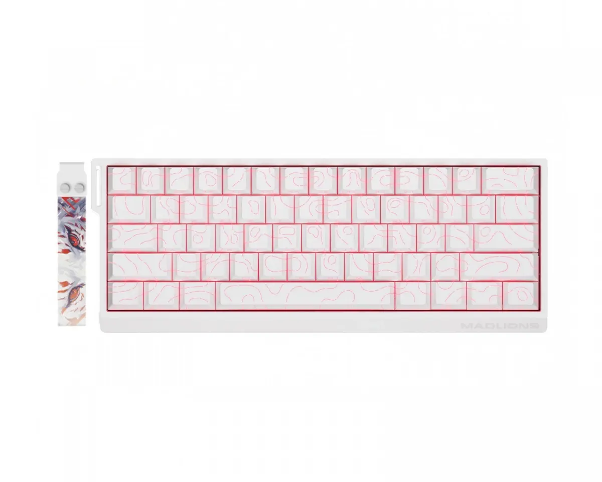 FGG MAD60 Flagship HE ANSI Tastatur [Magneto Gaming] - Hvit