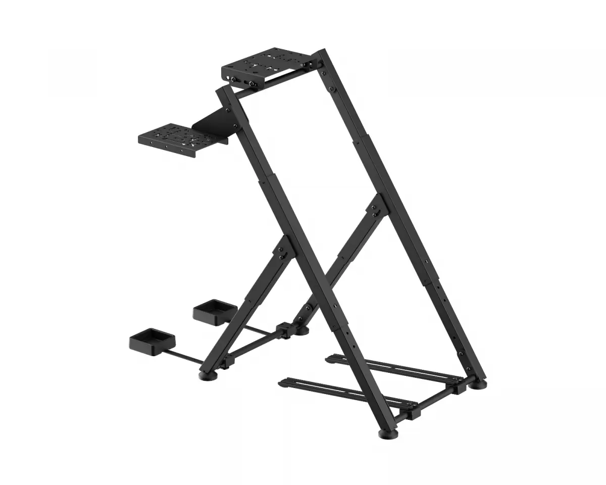 MaxMount Sammenleggbar Racing Simulator Rattstativ med Stol Festespor