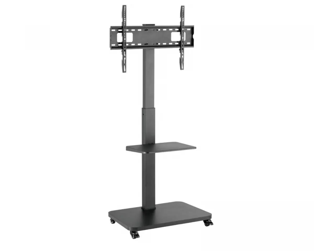 MaxMount Mobilt TV-stativ med hjul – 37"–75" – Svart