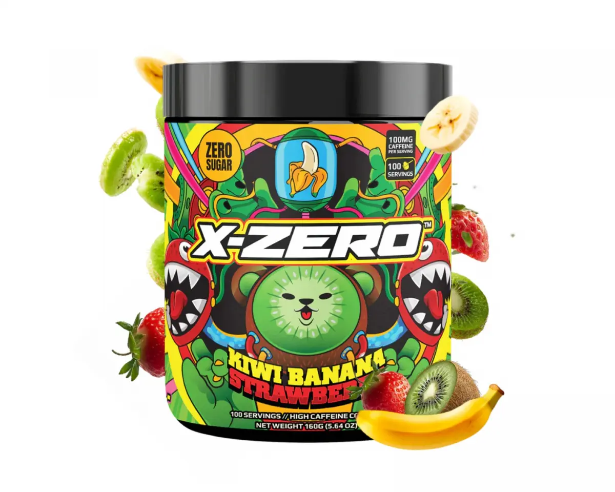 X-Gamer X-Zero Kiwi Banana - 100 Serveringer