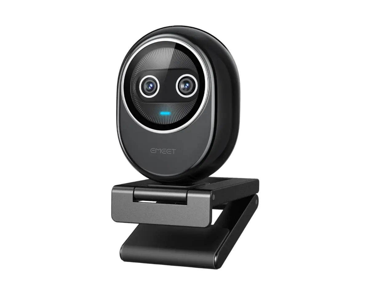 Emeet Piko+ Dual Lens 4K Webkamera - Svart