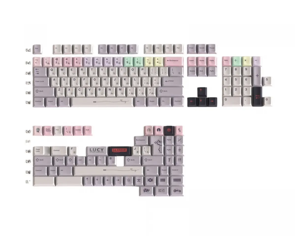 Keyboard Science Lucy R2 Hiragana - All-in-One Kit