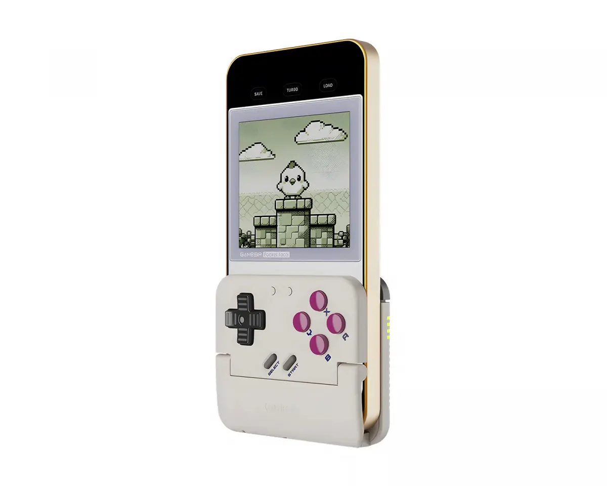 GameSir Pocket Taco Vertikal Mobilkontroller - Retro Hvit