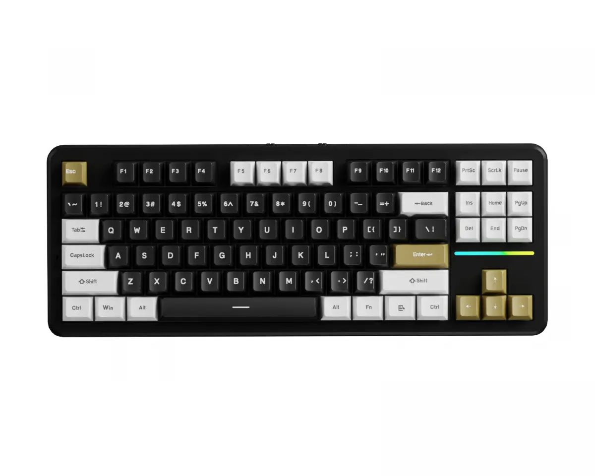 EWEADN X87 Gaming Tastatur ANSI - Svart