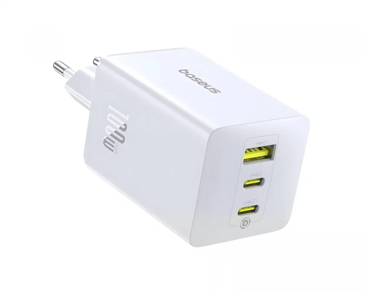 Baseus EnerFill FE22 Hurtiglader 2C+U 100W - Hvit