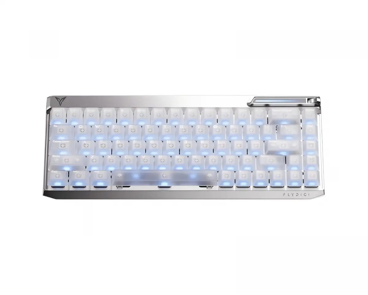 Flydigi FS68 HE Magnetisk Gaming Tastatur - Hvit