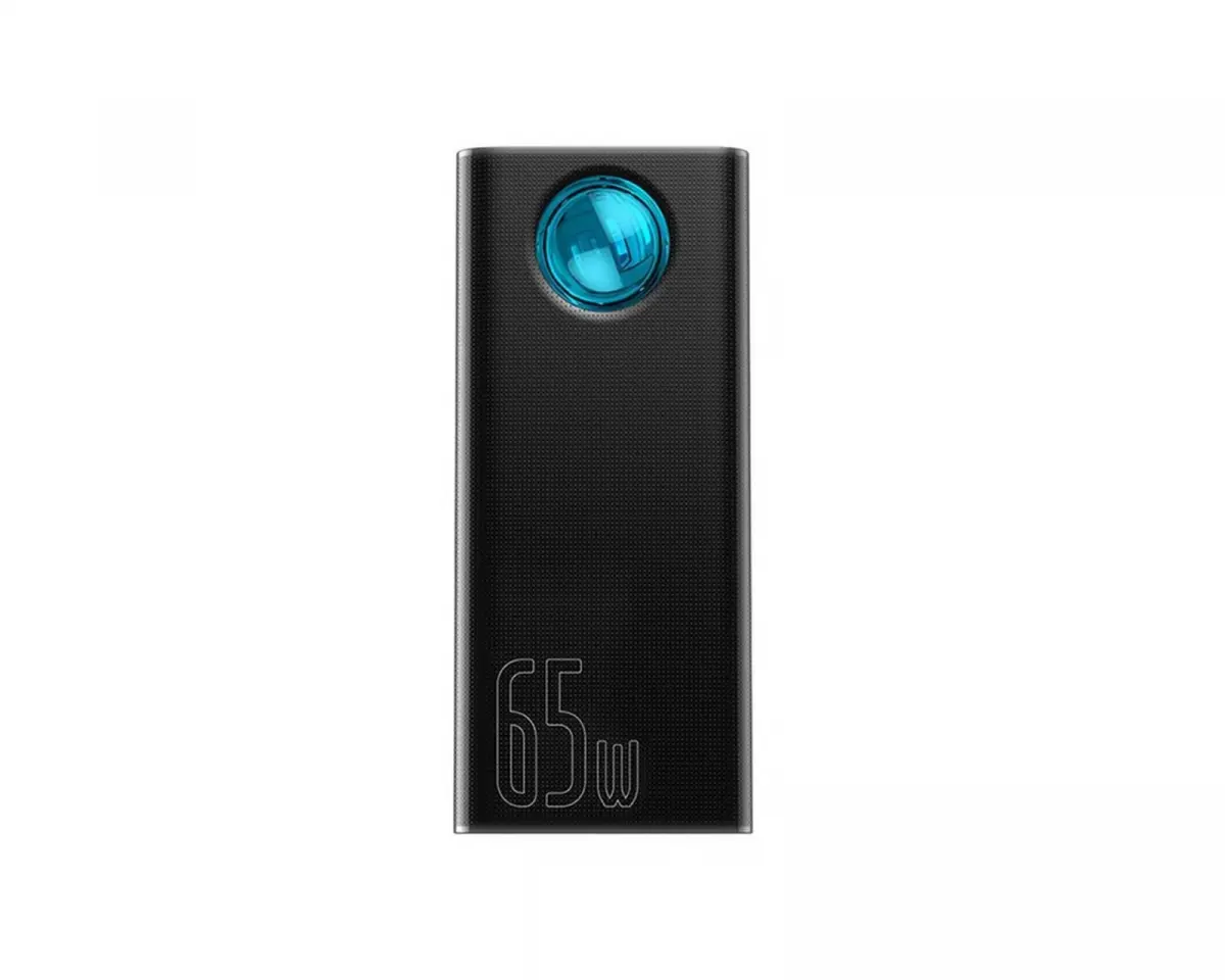 Baseus Amblight 30000mAh Powerbank, 4xUSB, USB-C, 65W - Svart