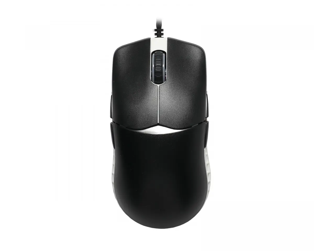 Ducky Feather Black & White Ultralight Gaming Mus - Kailh GM 8.0 (DEMO)
