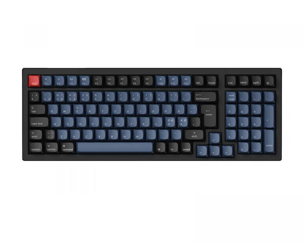 Keychron K4 Pro QMK 96% RGB Hotswap Trådløst Tastatur [K Pro Red] (DEMO)