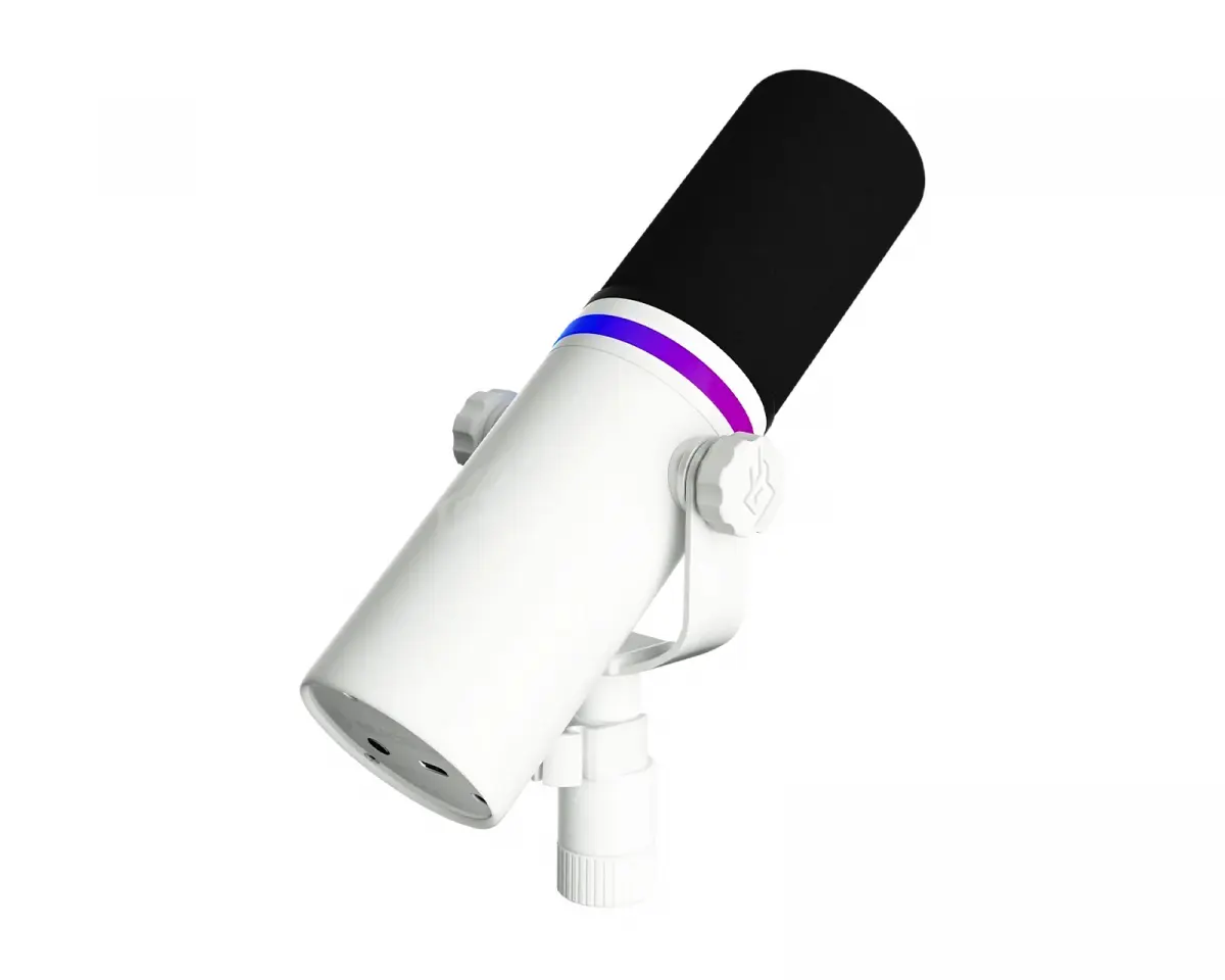 BEACN USB-C RGB Dynamisk Podcastmikrofon - Hvit (DEMO)