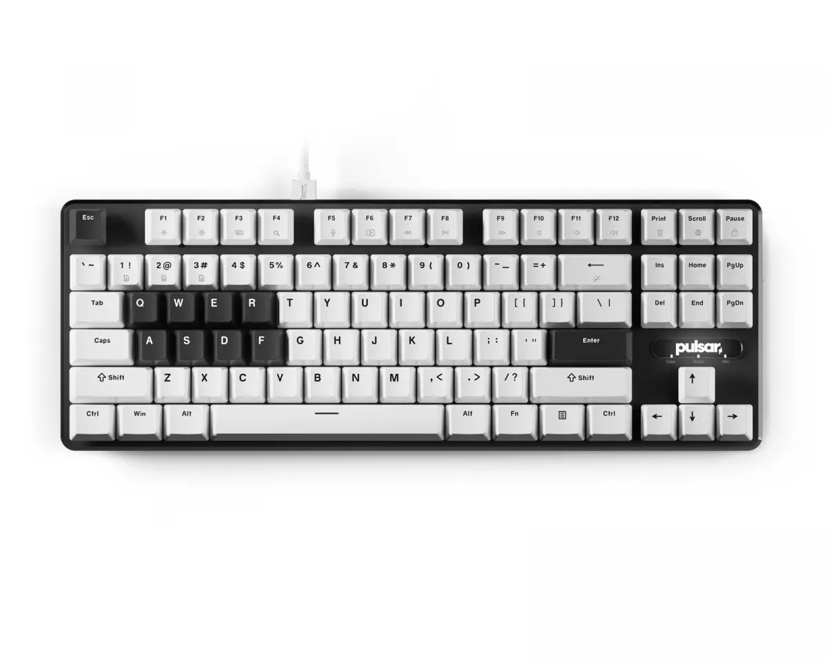 Pulsar PCMK 2 HE 8K TKL Magnetic Tastatur ANSI - Hvit (DEMO)