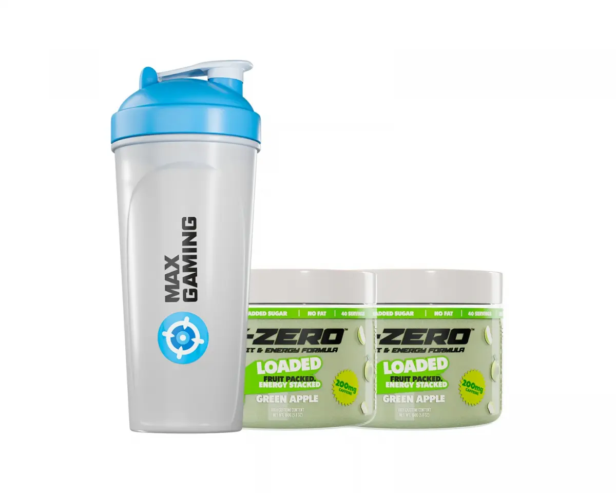 X-Gamer X-Zero Loaded Apple - 2 x 40 Porsjoner + Shaker
