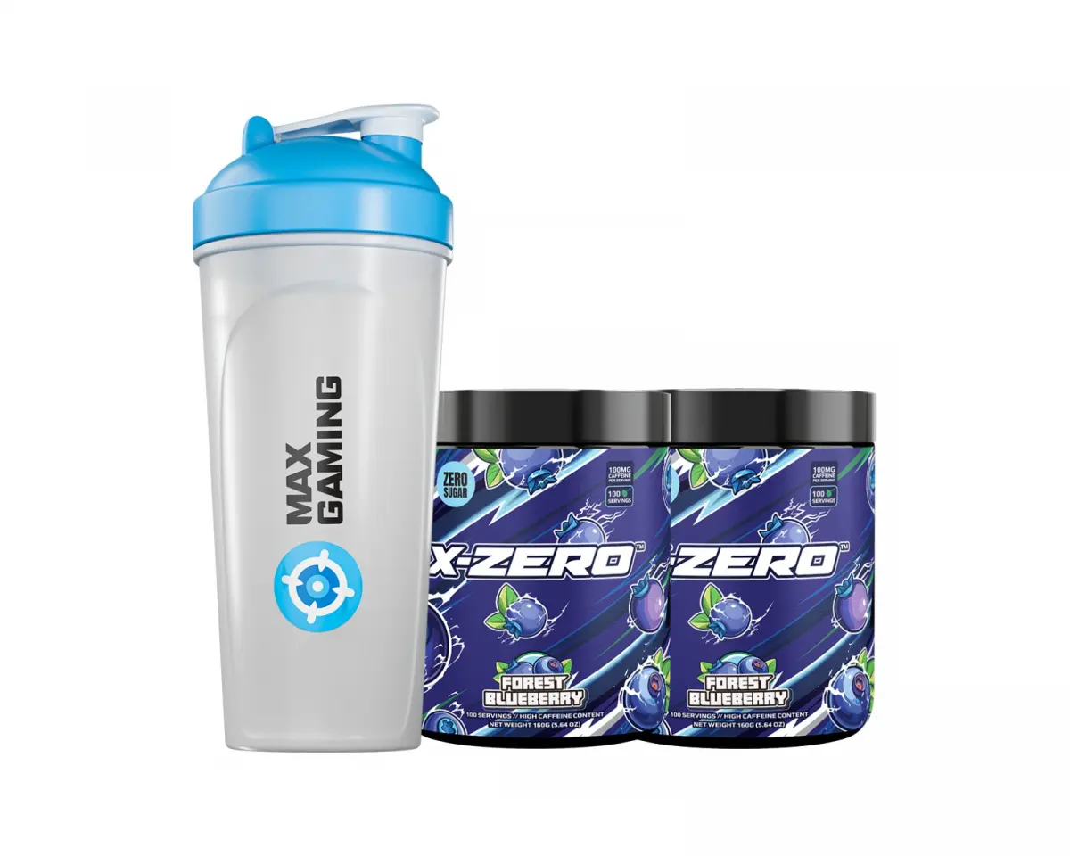 X-Gamer X-Zero Forest Blueberry - 2 x 100 Porsjoner + Shaker