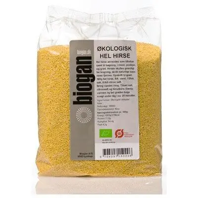 Biogan Hel Hirse Avskallet Ø - 1 kg