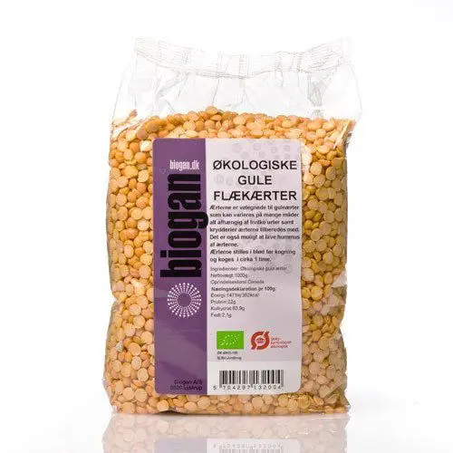 Biogan Gule erter Ø - 1 kg