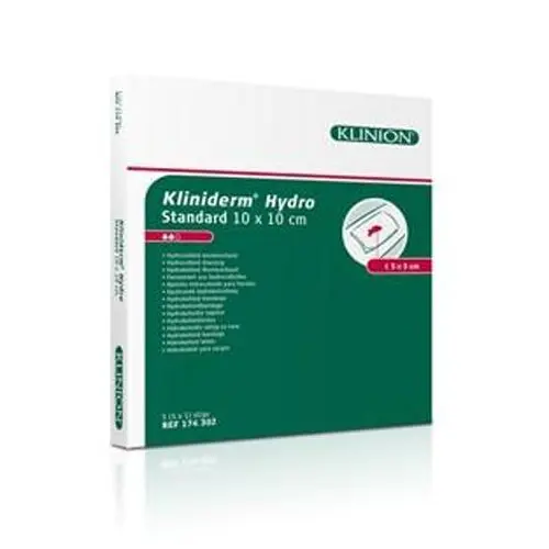 Kliniderm Hydrocolloidbandasje (standard) 10x10cm - 5 stk