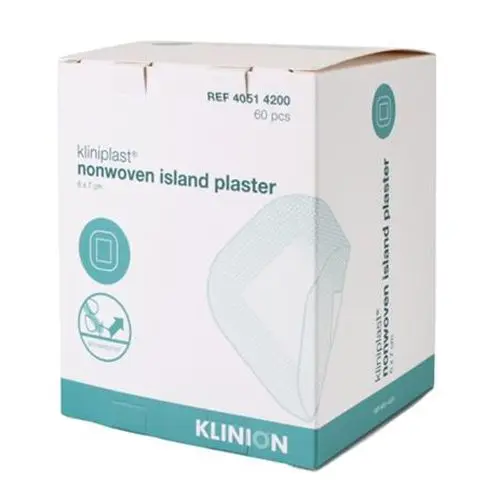 Kliniplast væsketett plaster 6x7cm - 60 stk