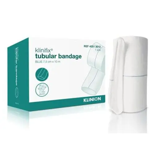 Klinifix rørbandasje 7,5cm x 10m, blå
