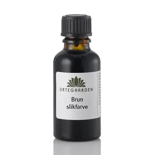 Urtegaarden Brun Godterifarge - 30 ml
