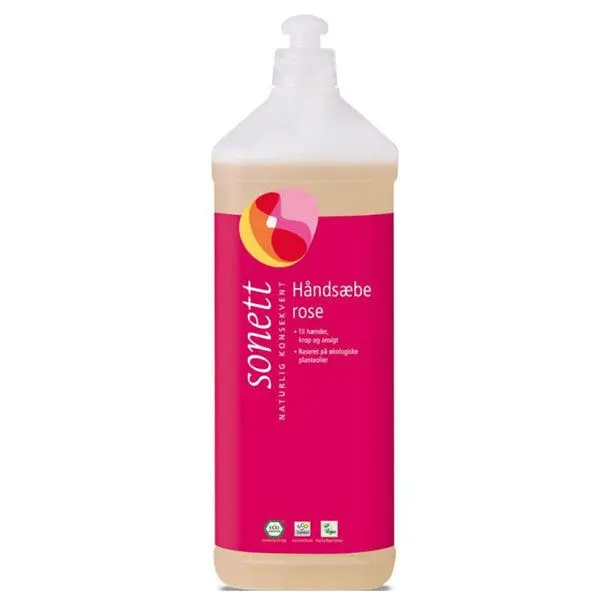 Sonett Håndsåpe, Rose - 1 liter
