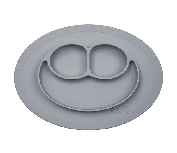 EZPZ Mini Mat - sklisikker tallerken - grå