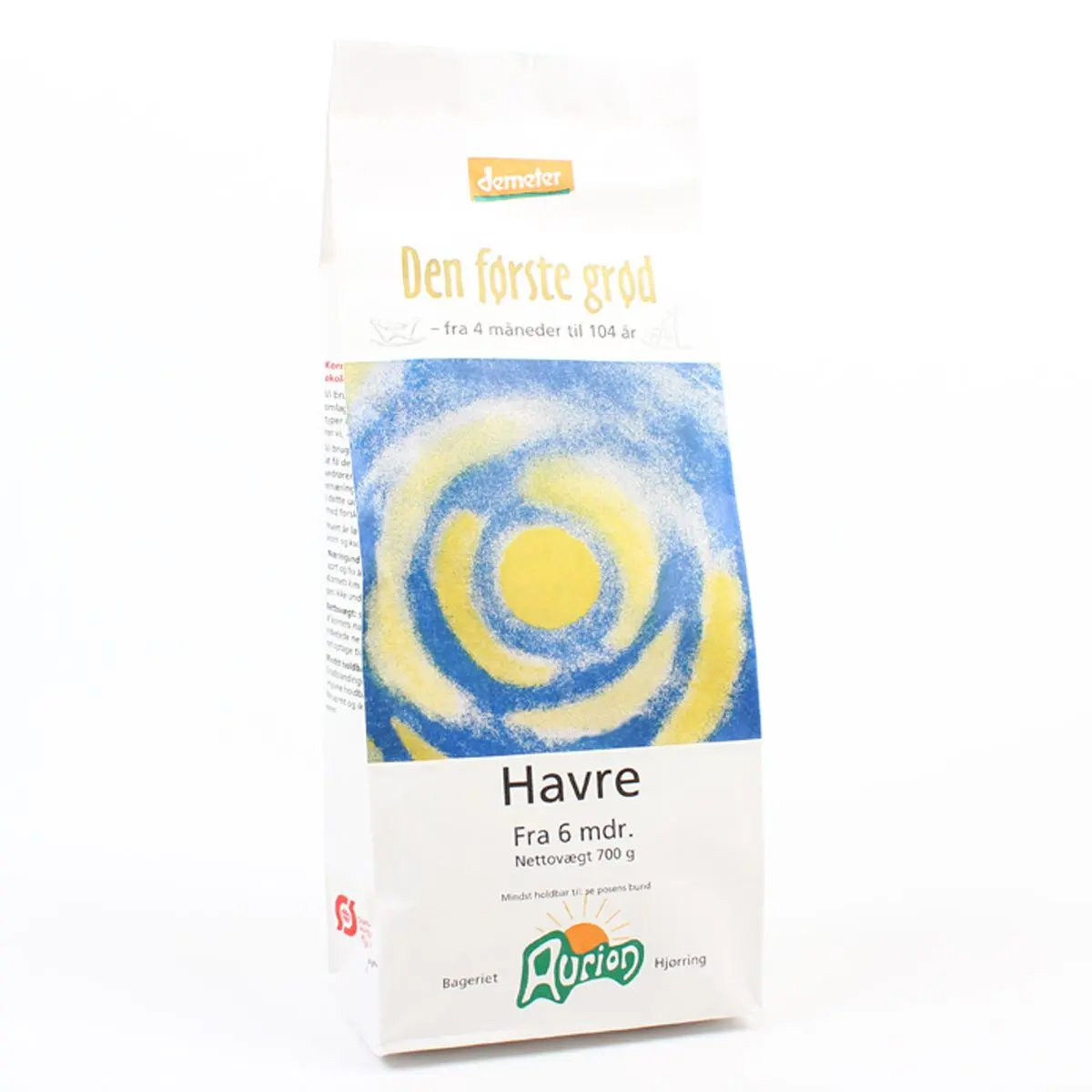 Aurion Den Første Grøt - Havre - Glutenfri Ø - 700 g