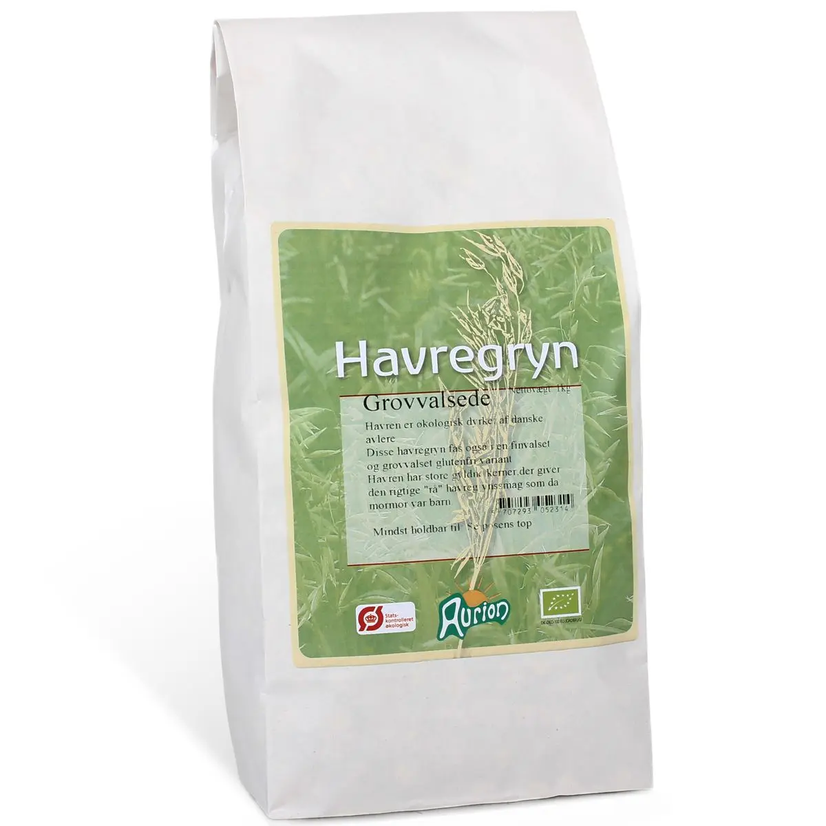 Aurion Glutenfri Havregryn - Grove - 1000 g