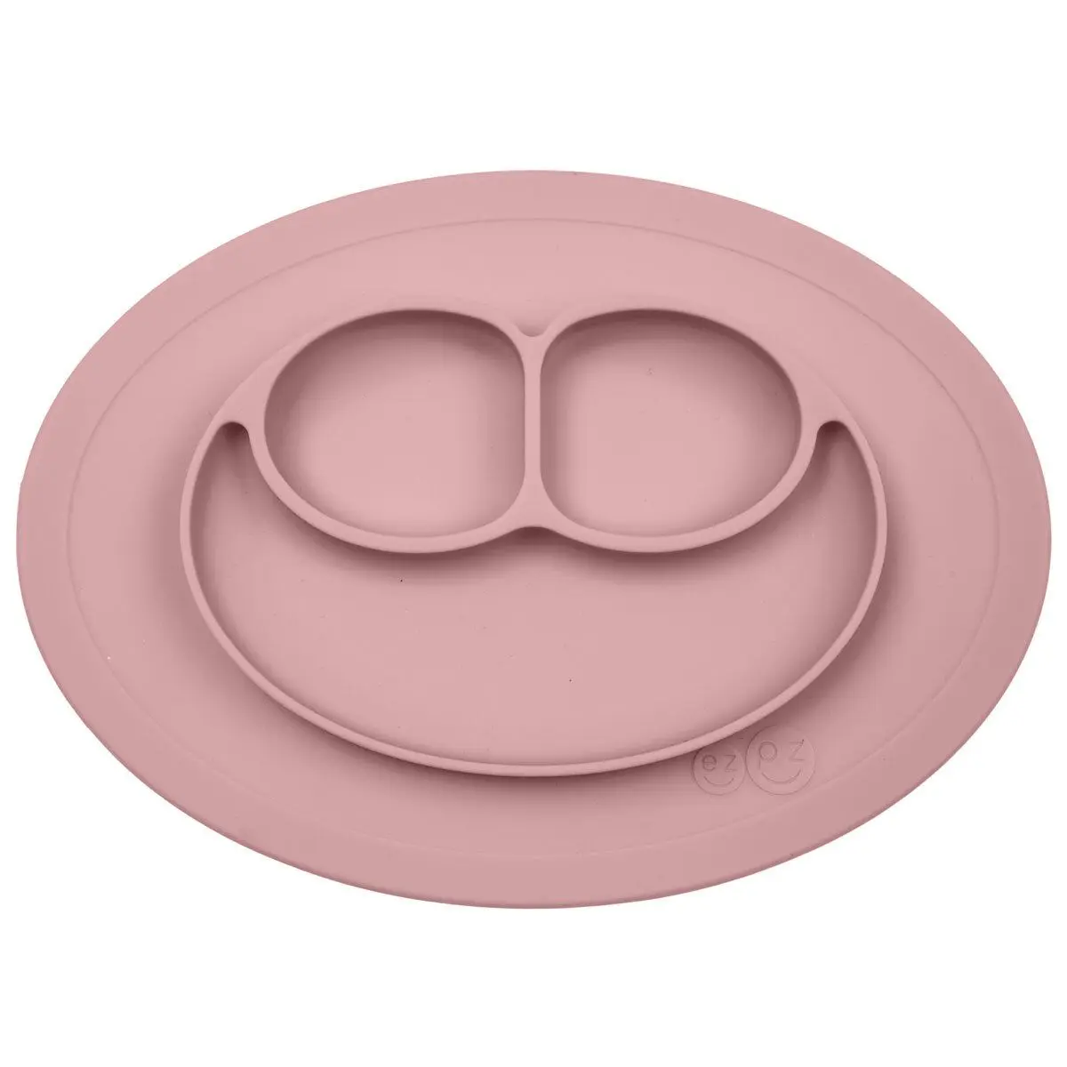 EZPZ Mini Mat - slisikker tallerken - støvet rosa