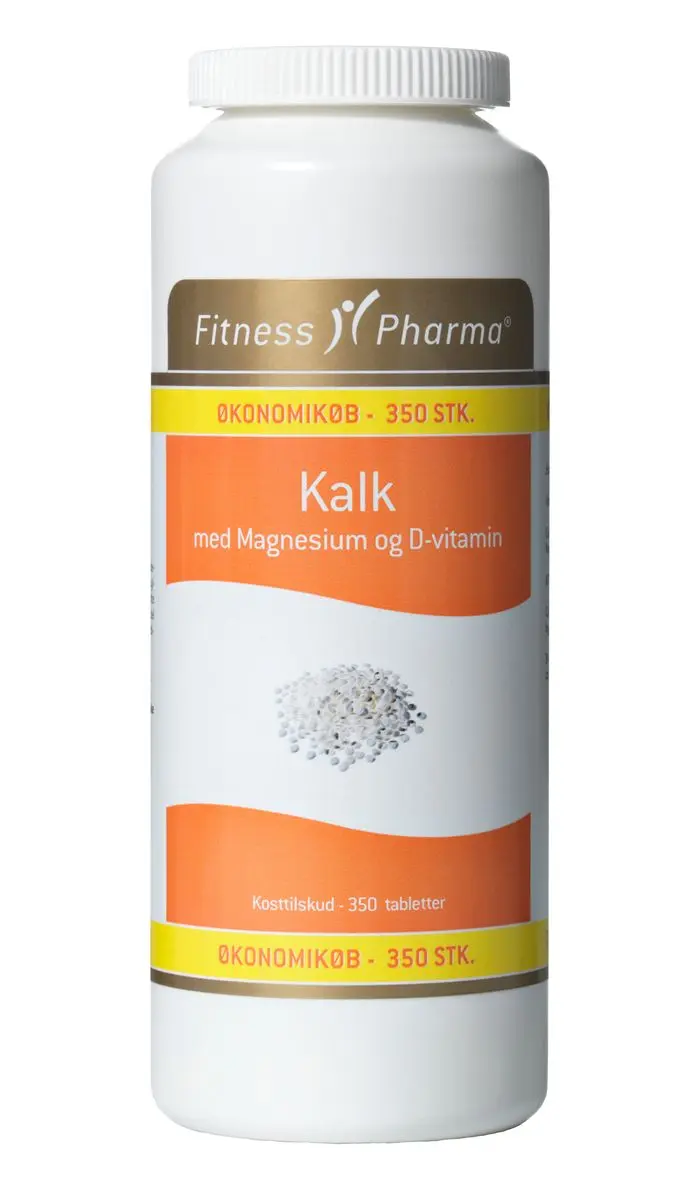 Fitness Pharma Kalk med magn. + vit. D3 - 350 stk.