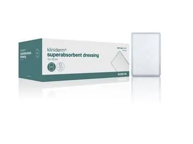 Kliniderm Superabsorberende bandasje (u) 10x20cm - 50 stk