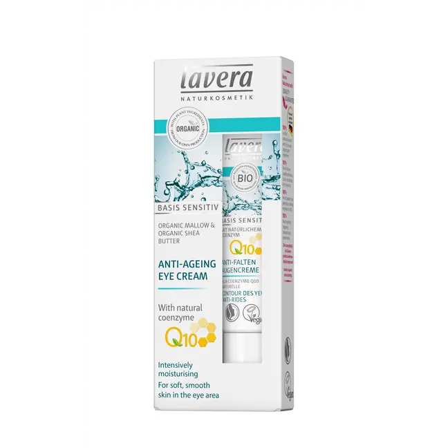 Lavera Basis Sensitiv Anti-Age Eye Cream Q10 - 15 ml