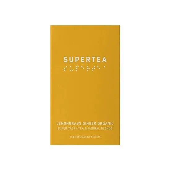 Teministeriet Supertea Lemongrass Ginger Organic - 20 poser