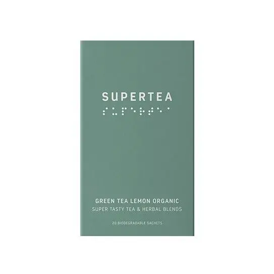 Teministeriet Supertea Green Tea Lemon Organic - 20 poser